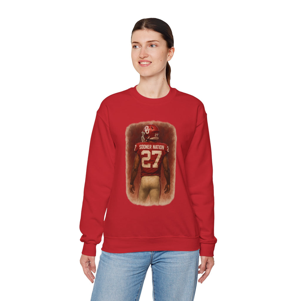 Sporty Outdoor Crewneck Sweatshirt
