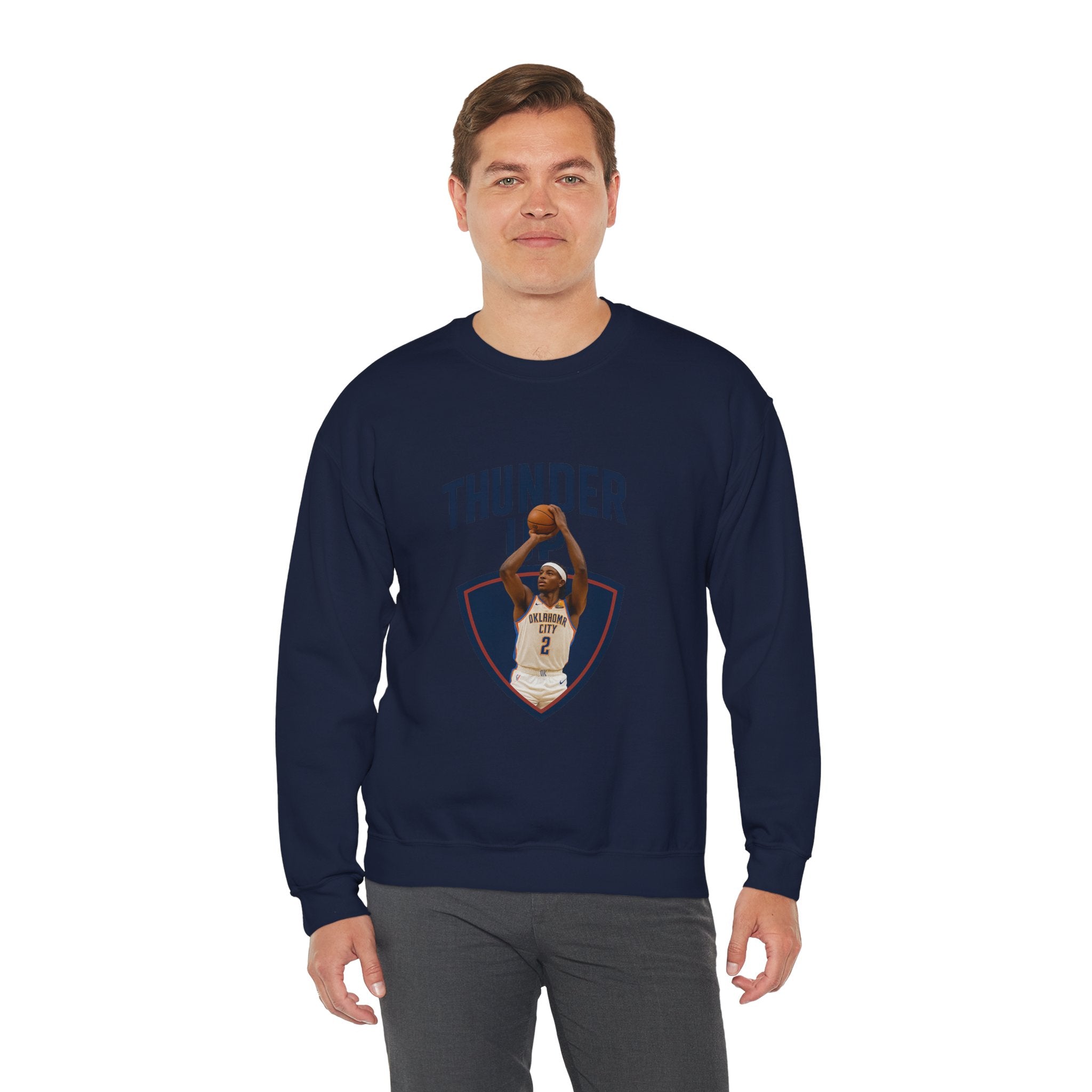 Thunder Up! Unisex Heavy Blend Crewneck Sweatshirt