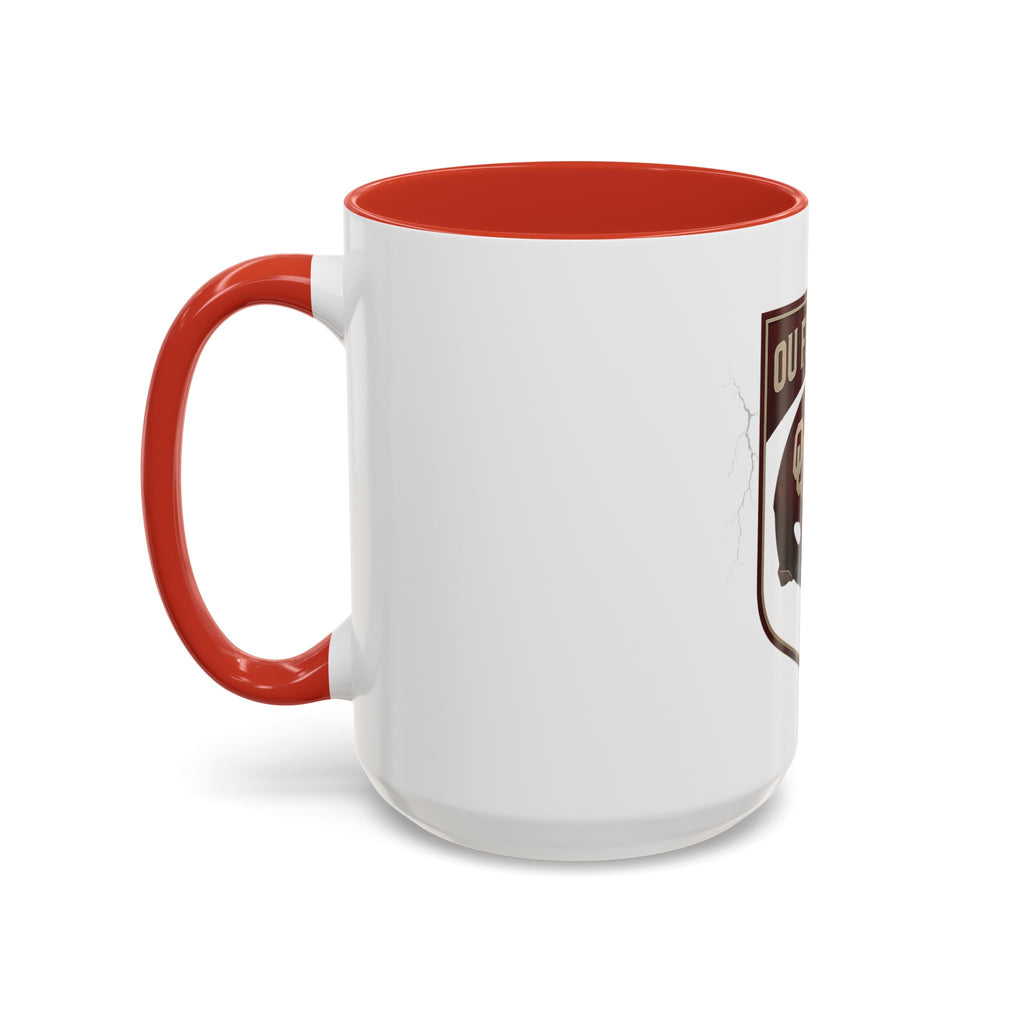 OU Football Accent Coffee Mug