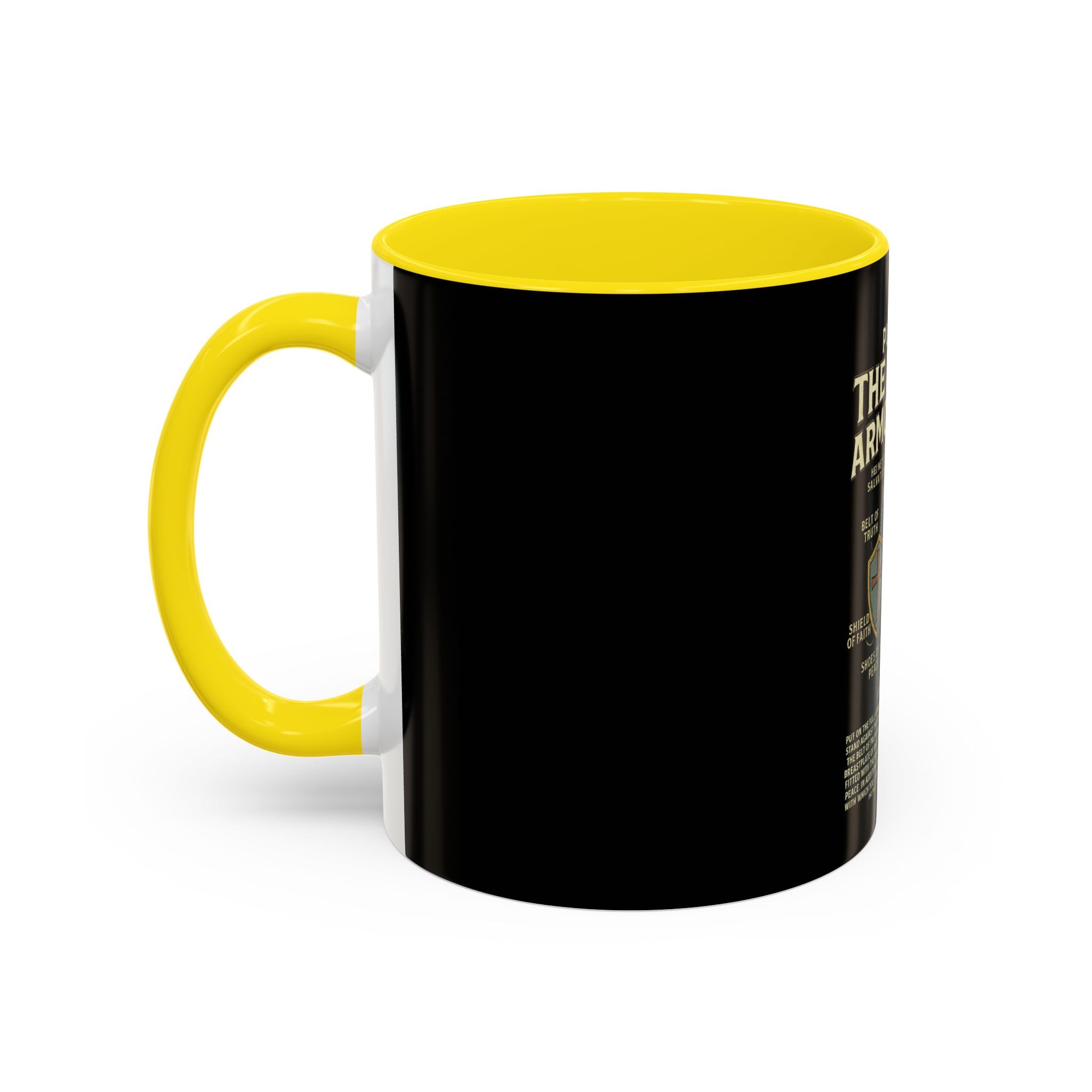 Faith-Inspired Black Coffee Mug