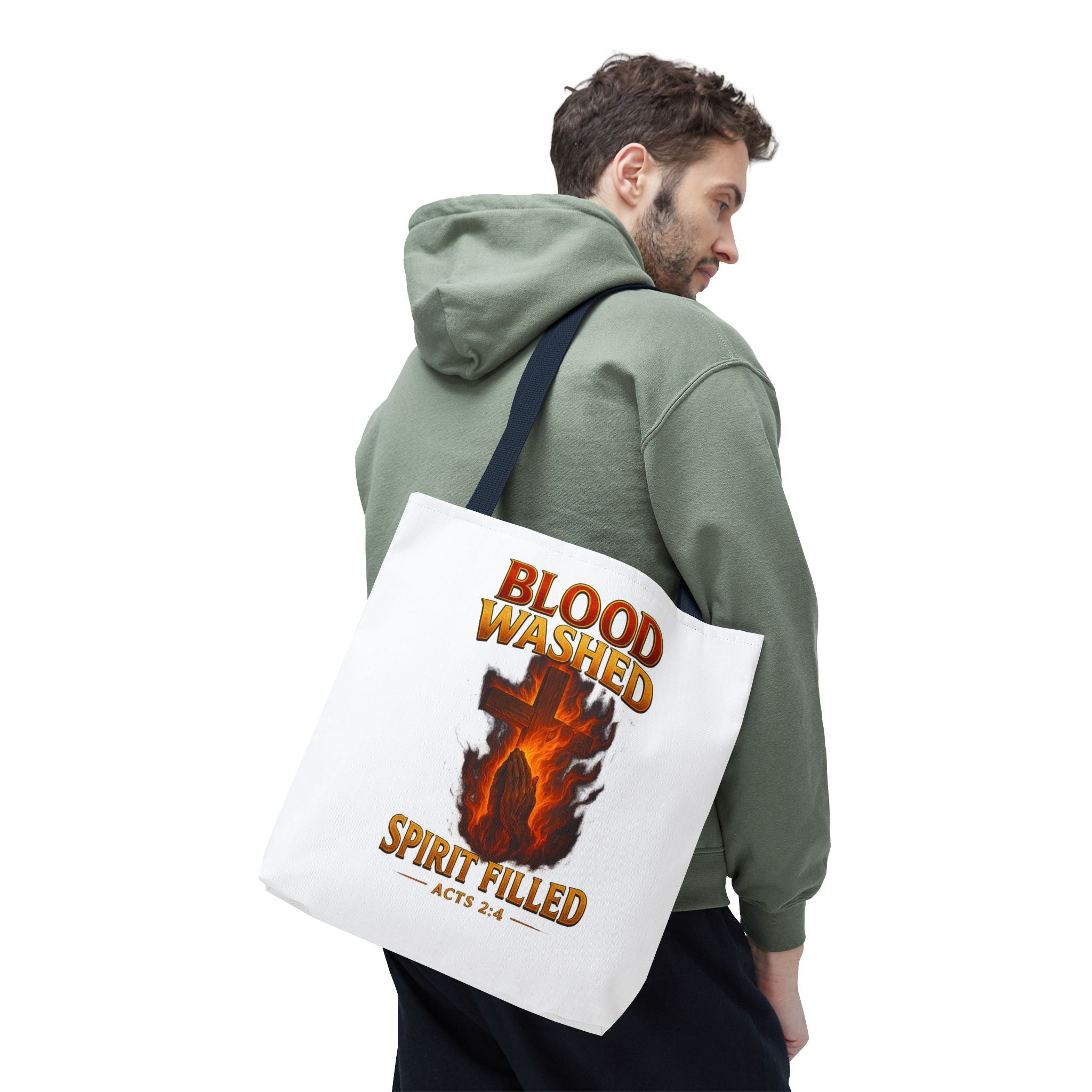 Blood Washed Spirit Filled Tote Bag