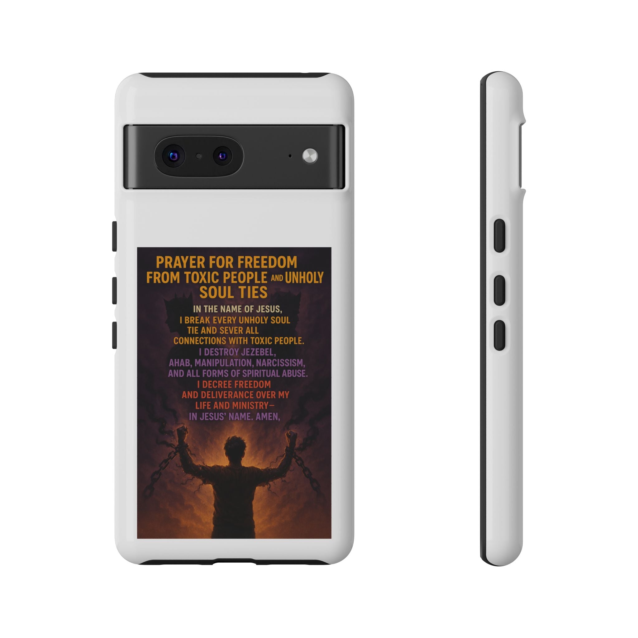 Tough Cases: Empowering Phone Case with Inspirational Prayer