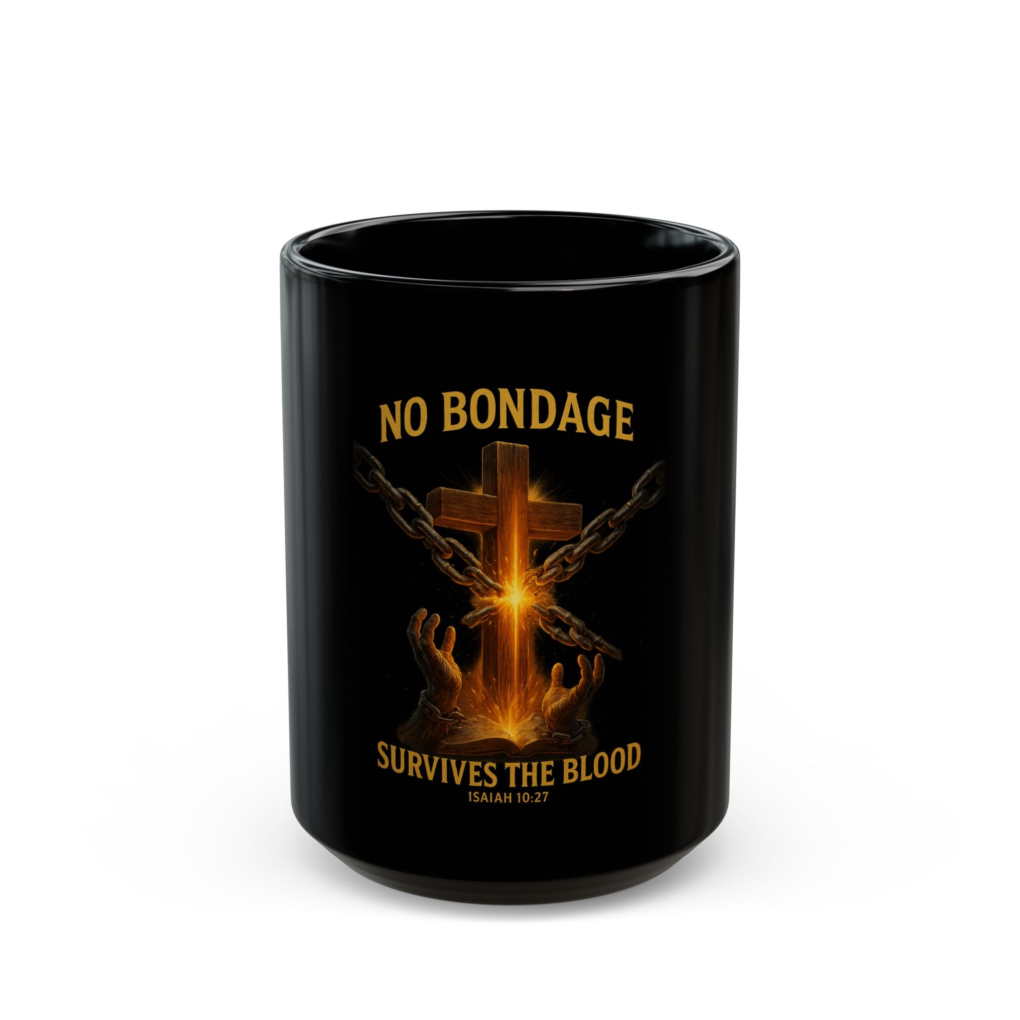 Christian Inspirational Black Mug