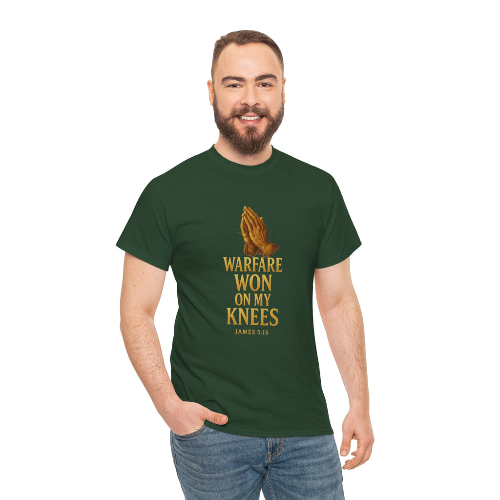 Warfare Won on My Knees Unisex Tee