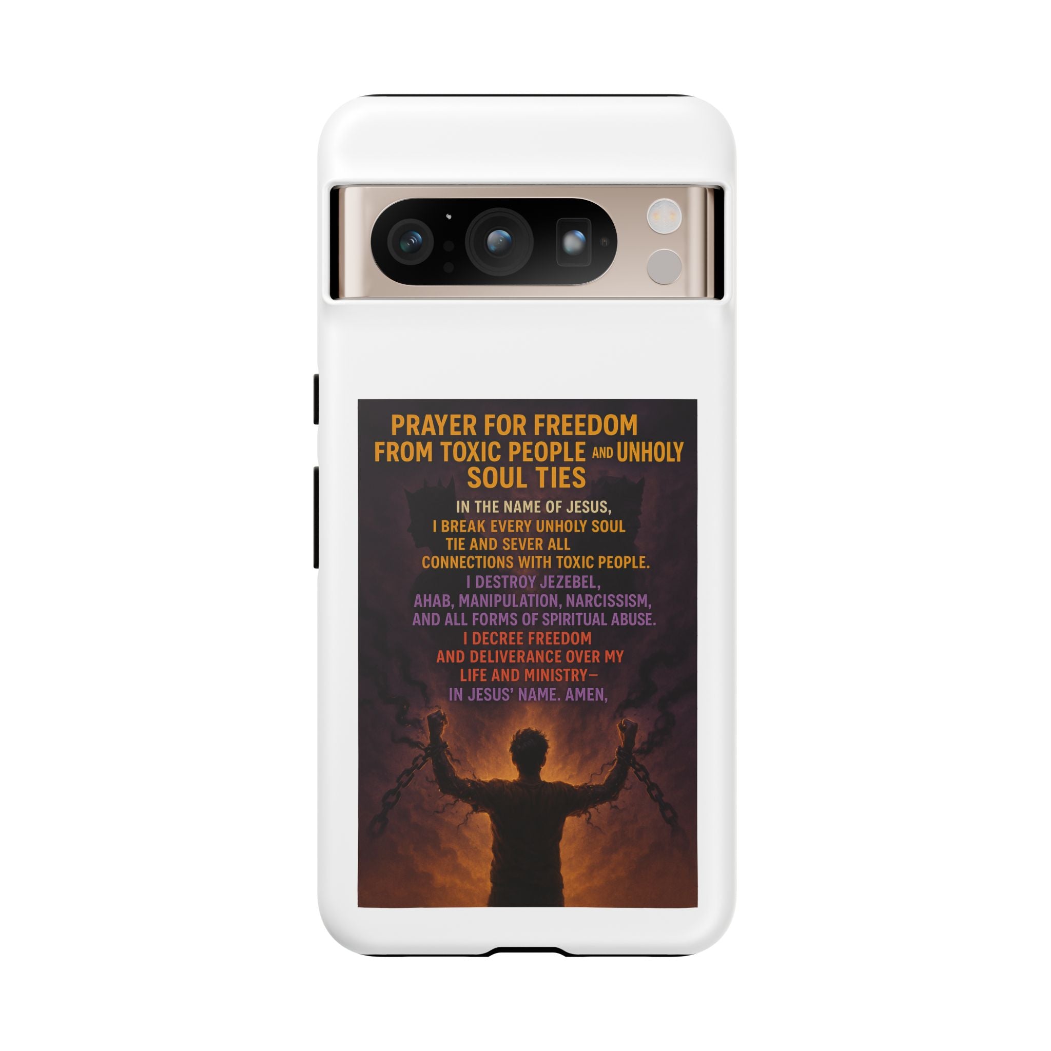 Tough Cases: Empowering Phone Case with Inspirational Prayer