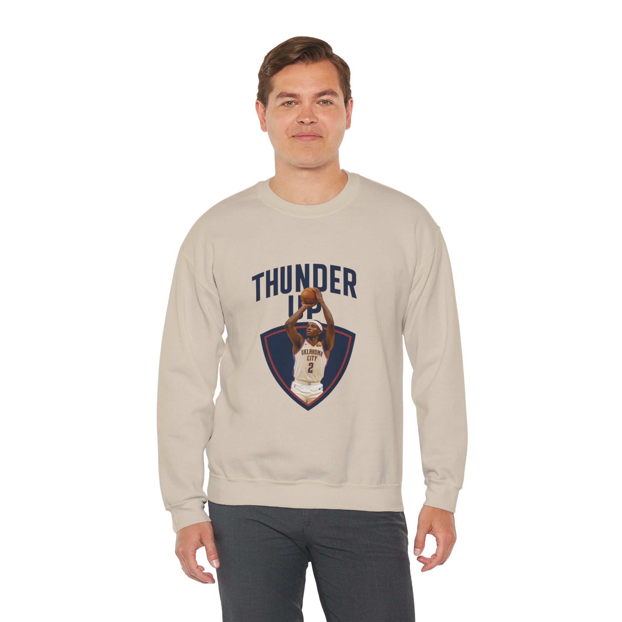Thunder Up! Unisex Heavy Blend Crewneck Sweatshirt