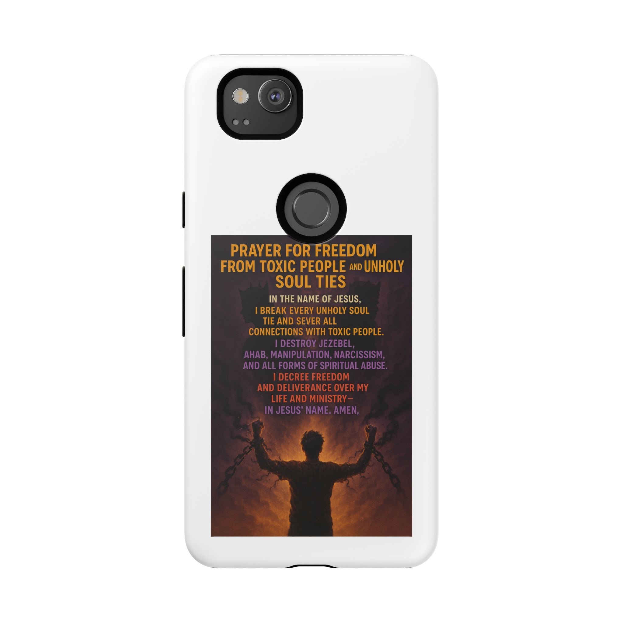 Tough Cases: Empowering Phone Case with Inspirational Prayer