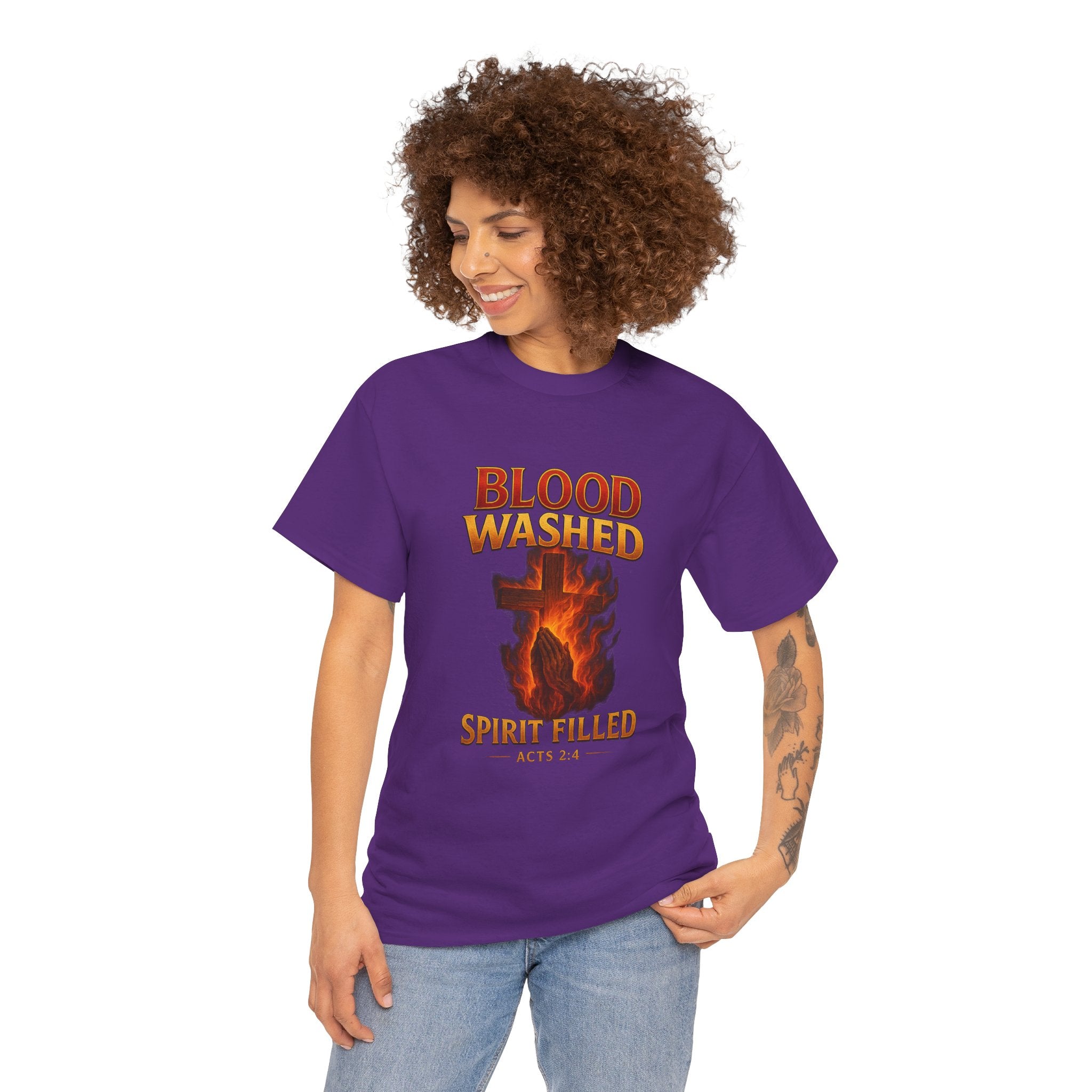 Faith-Inspired Unisex Heavy Cotton Tee