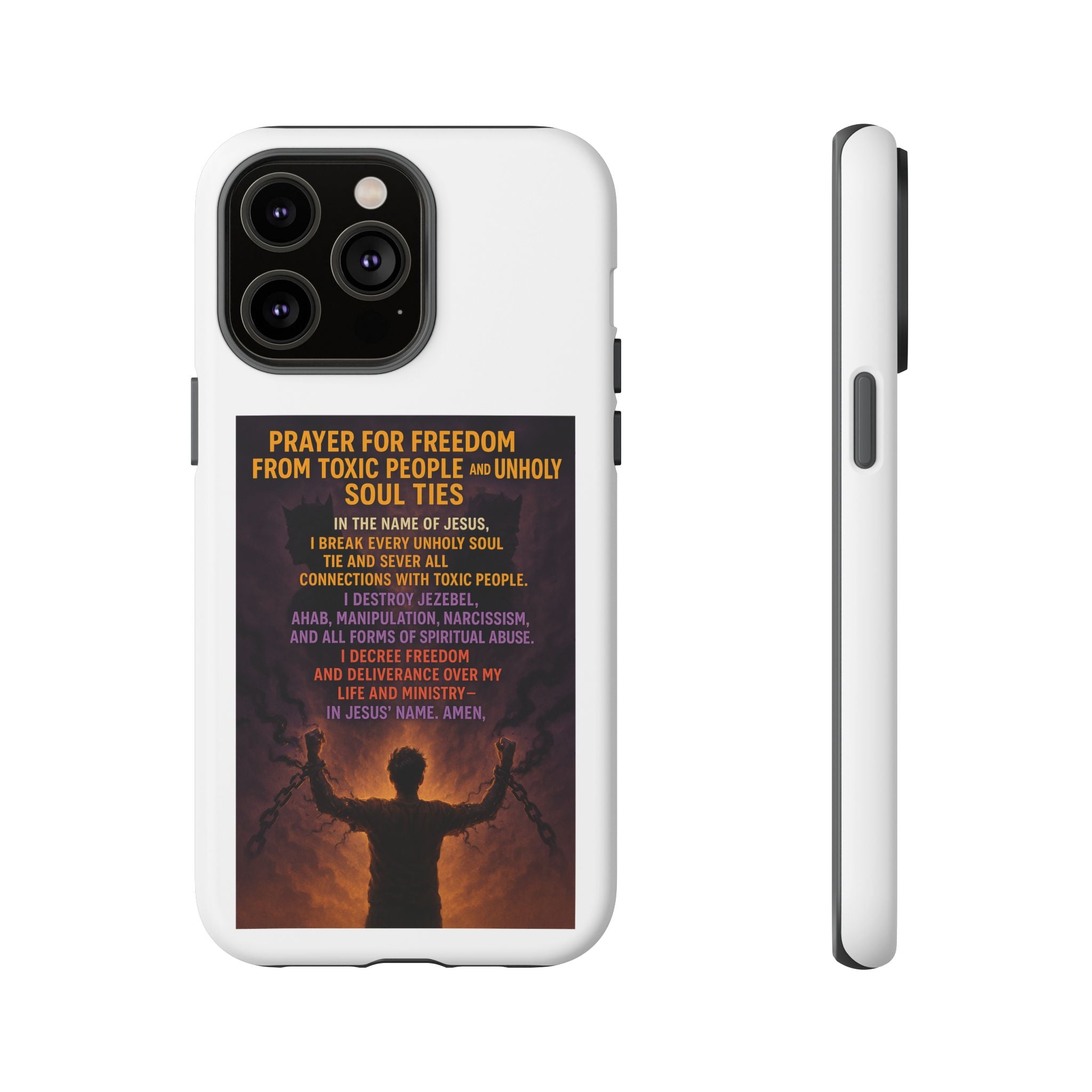 Tough Cases: Empowering Phone Case with Inspirational Prayer