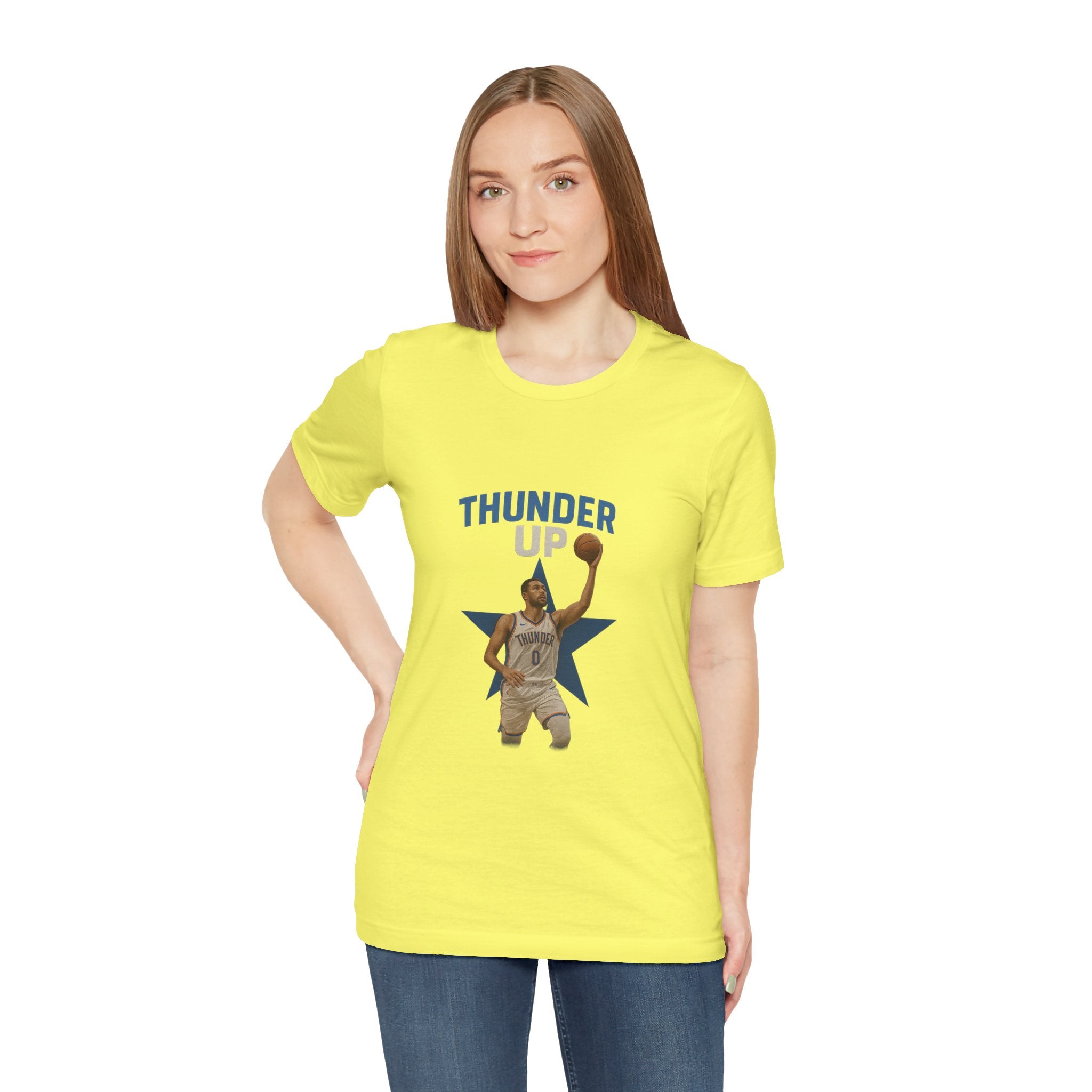 Thunder Up Basketball Tee
