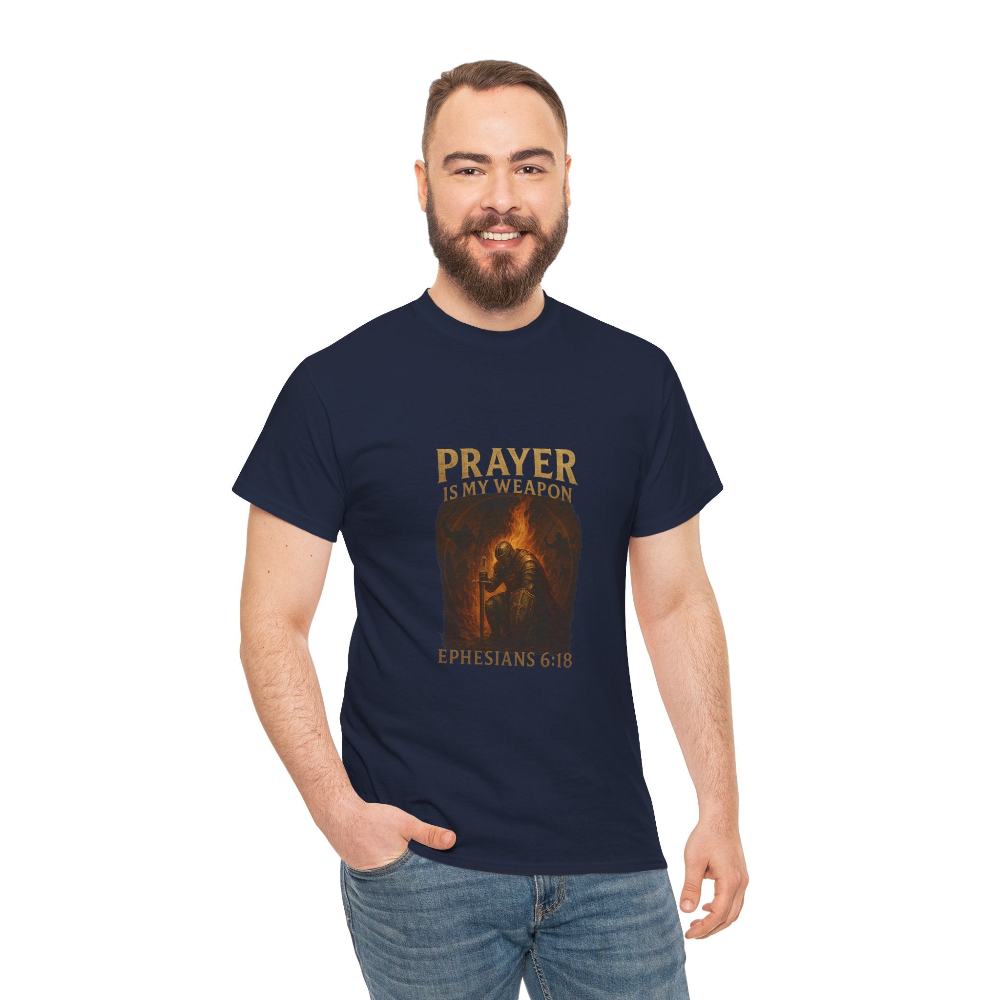 Prayer Warrior Tee, Unisex Heavy Cotton Tee