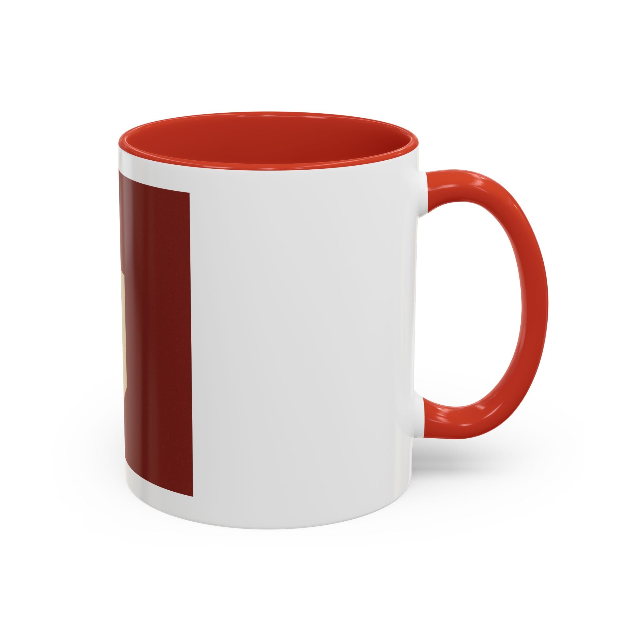 Crimson Accent Coffee Mug with OU Logo