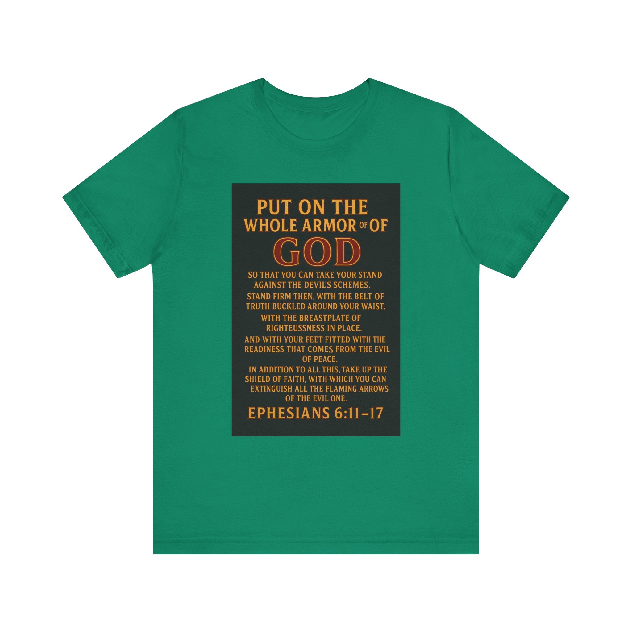 Faith-Inspired Short Sleeve Tee -Shirt