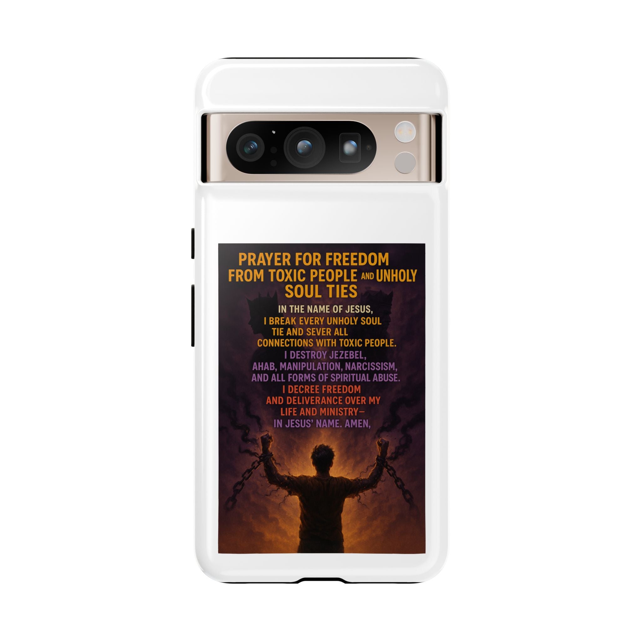 Tough Cases: Empowering Phone Case with Inspirational Prayer