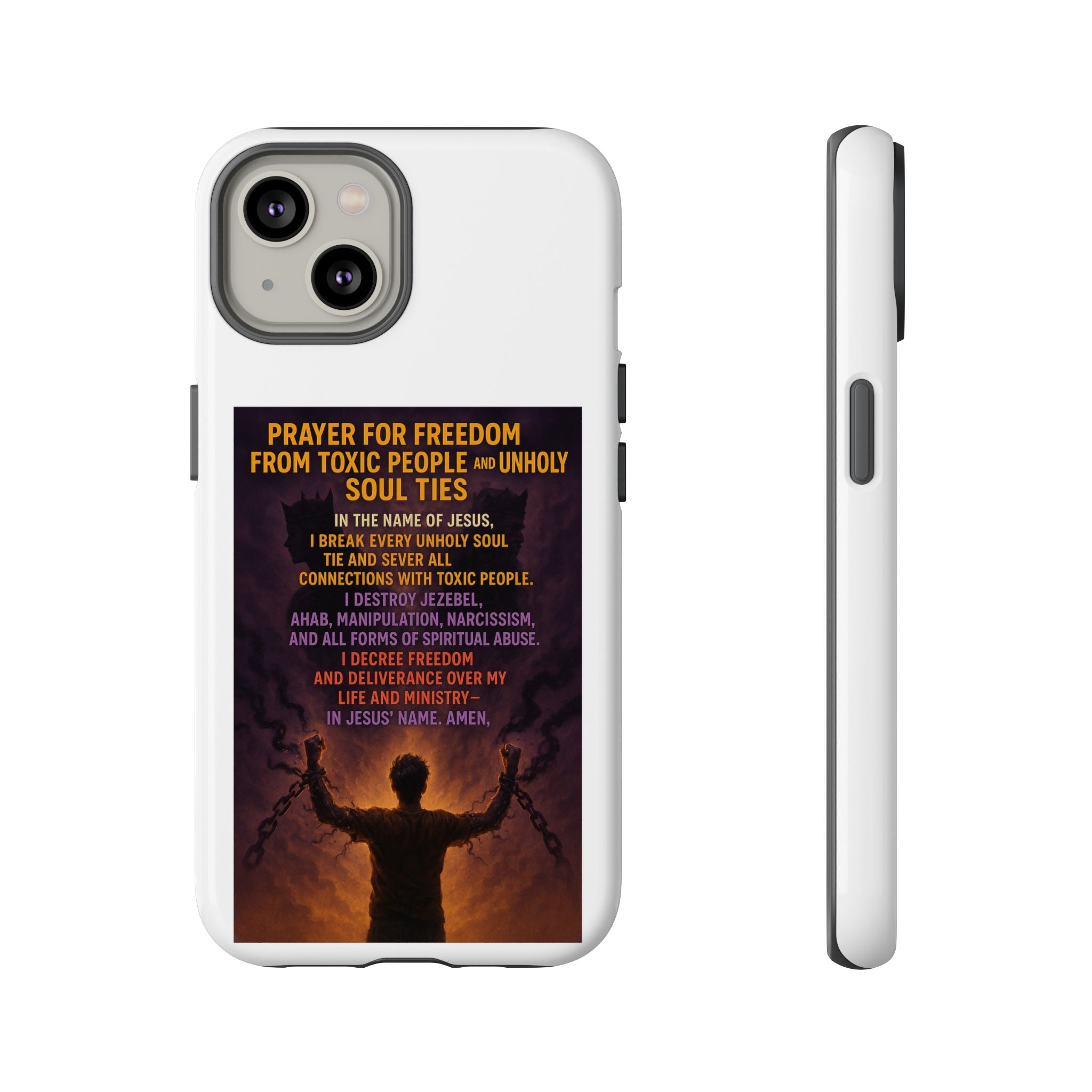 Tough Cases: Empowering Phone Case with Inspirational Prayer