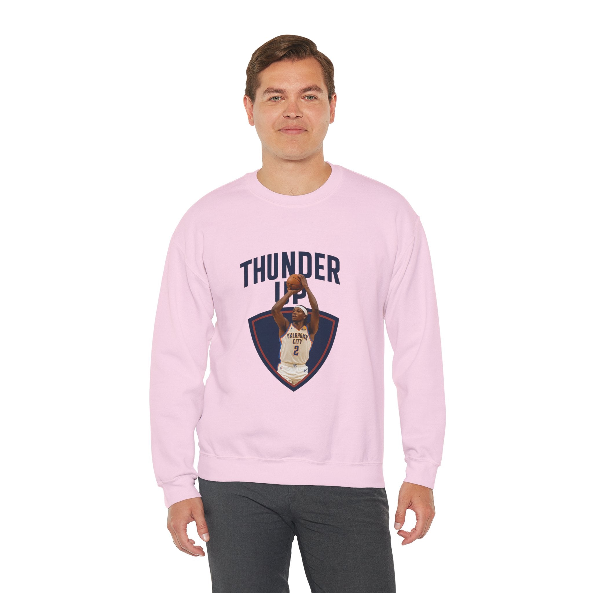 Thunder Up! Unisex Heavy Blend Crewneck Sweatshirt