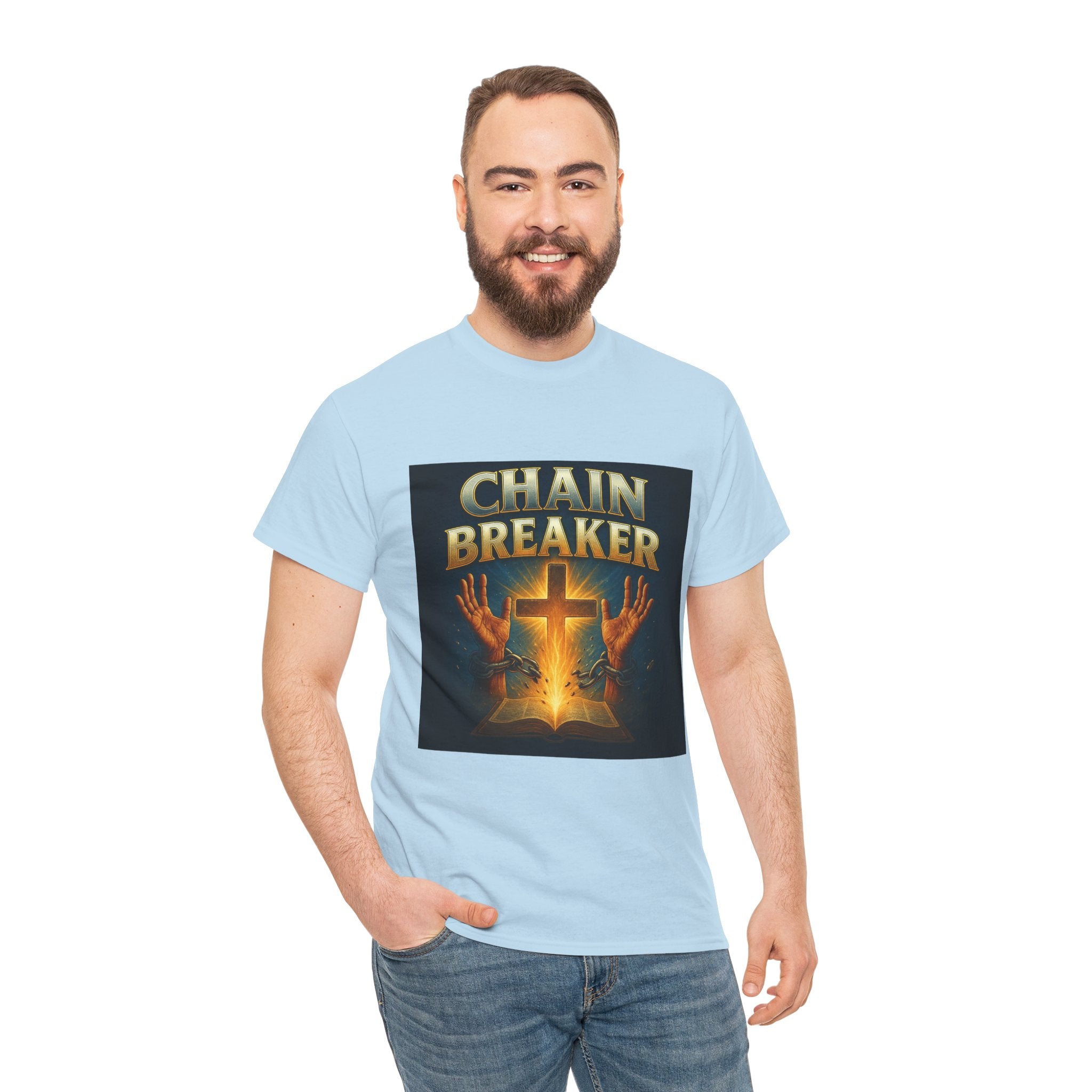 Chain Breaker Unisex Heavy Cotton Tee