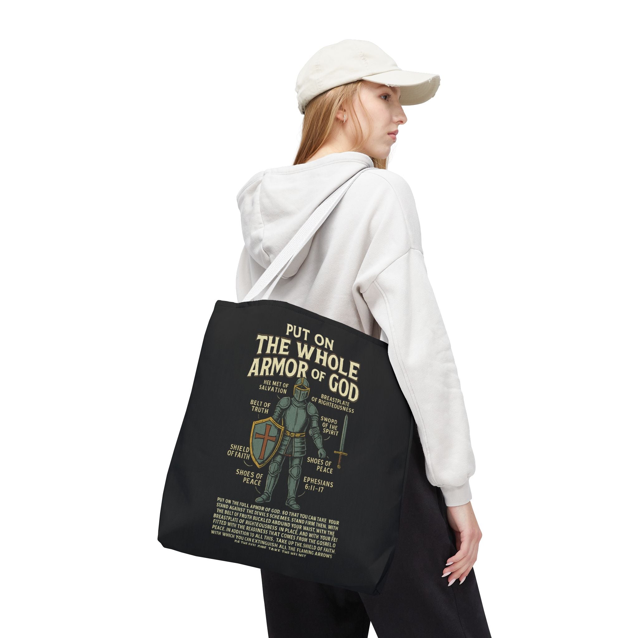 Inspirational Armor of God Tote Bag