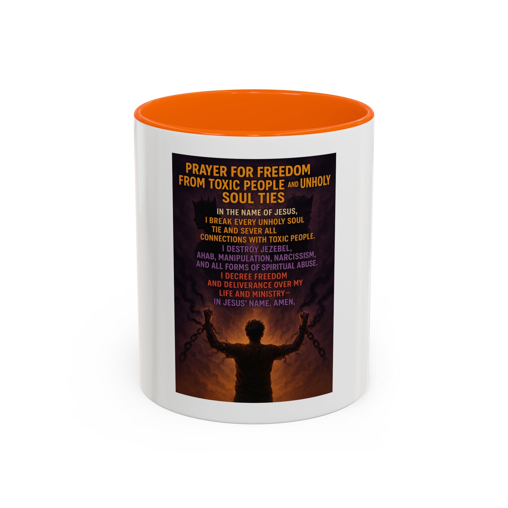 Inspirational Prayer Coffee Mug for Freedom