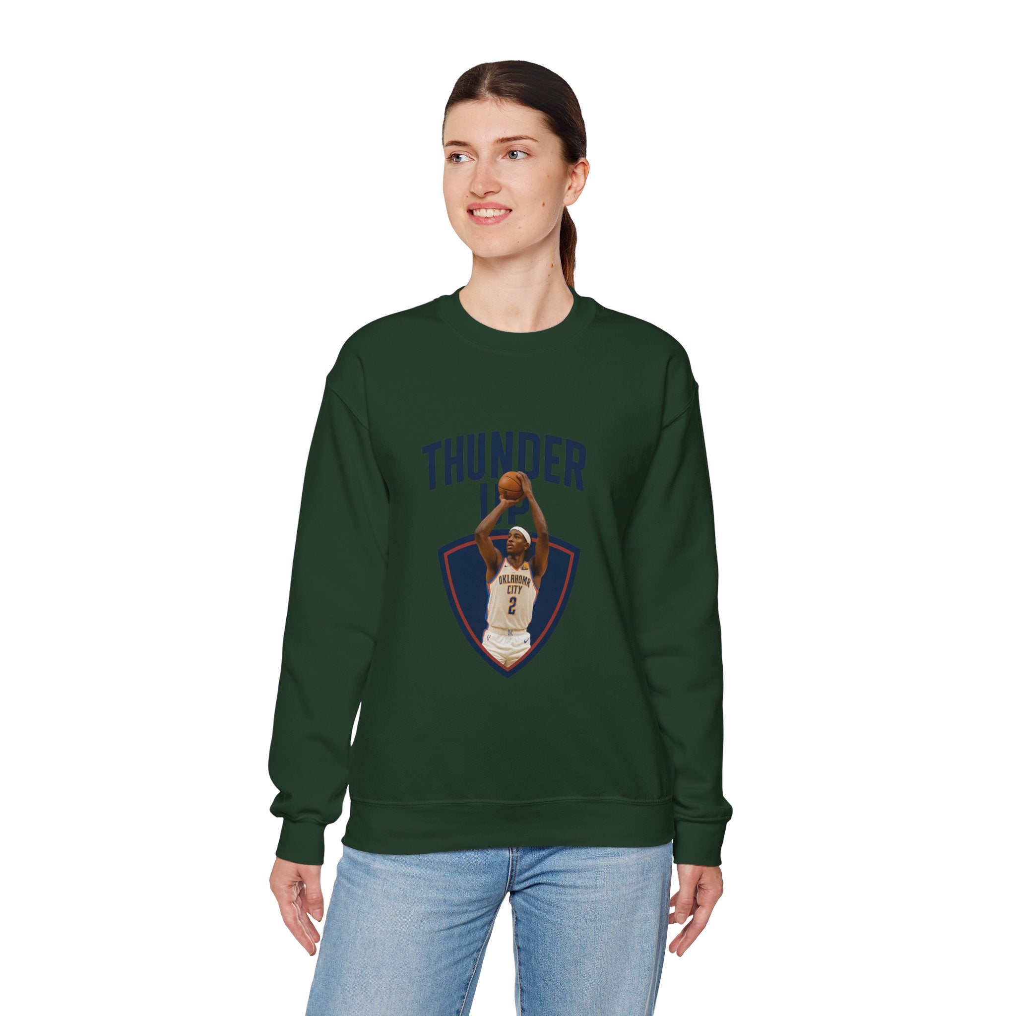 Thunder Up! Unisex Heavy Blend Crewneck Sweatshirt