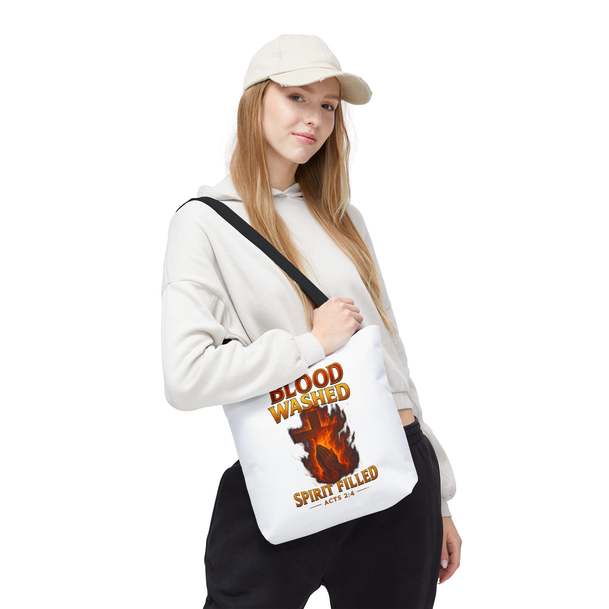 Blood Washed Spirit Filled Tote Bag