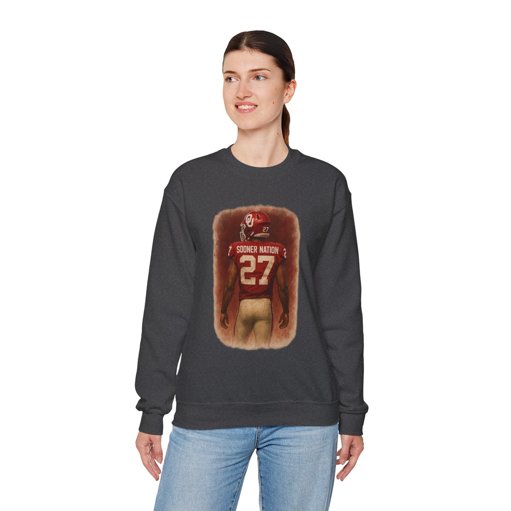 Sporty Outdoor Crewneck Sweatshirt