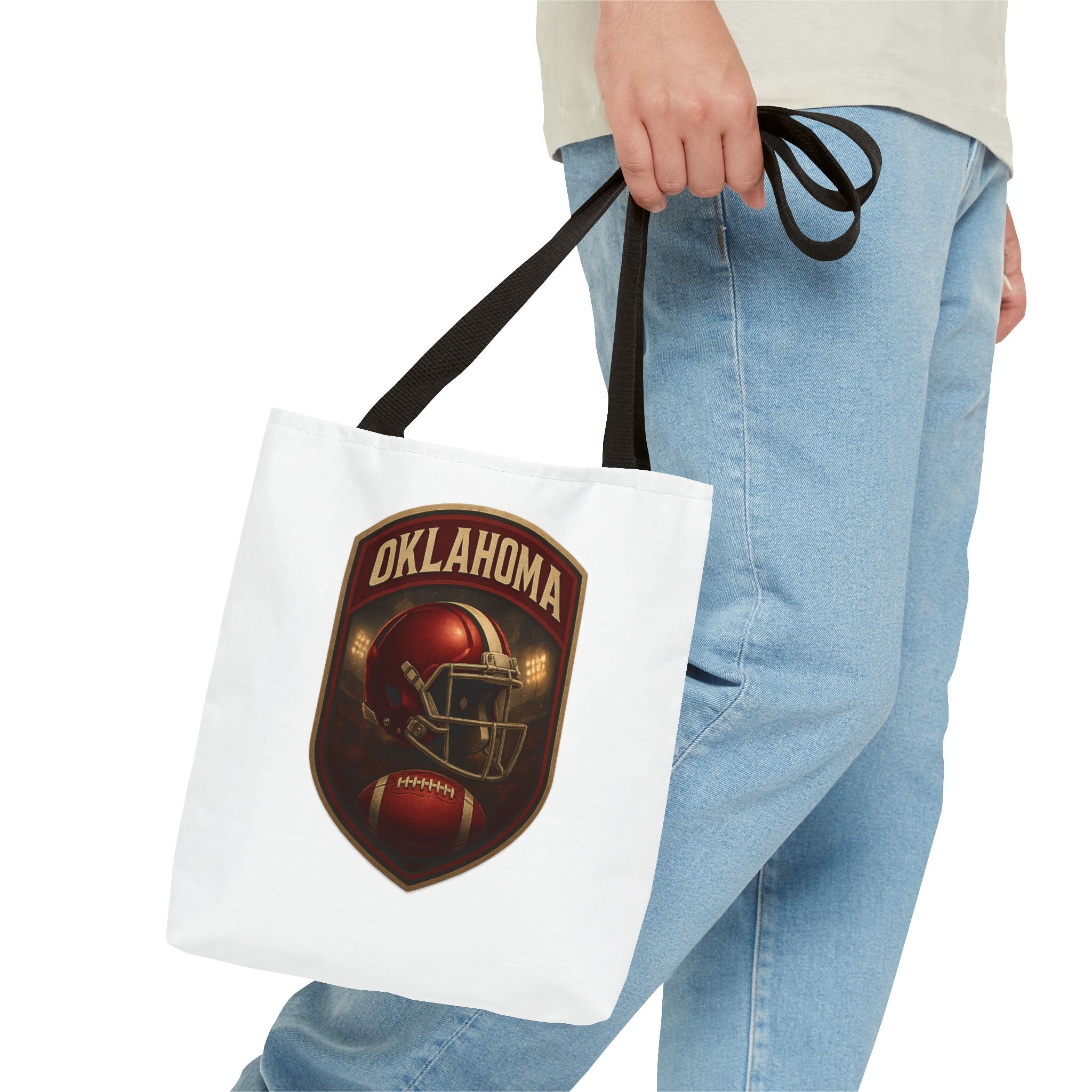 Football Themed Tote Bag, Sports Tote