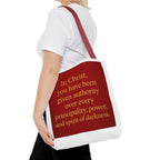 Faith-Inspired Tote Bag, Scripture Bag