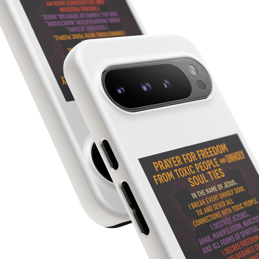 Tough Cases: Empowering Phone Case with Inspirational Prayer
