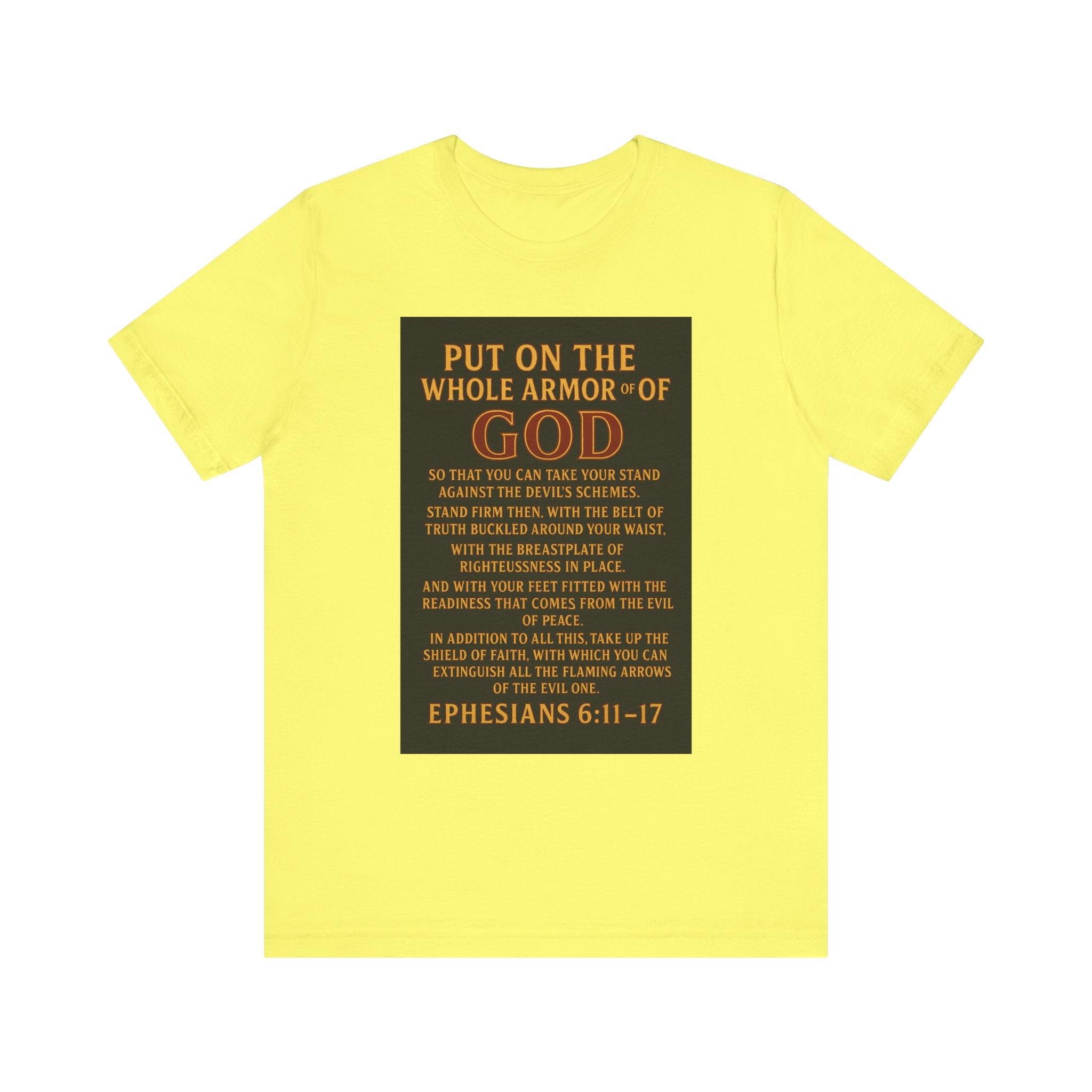 Faith-Inspired Short Sleeve Tee -Shirt