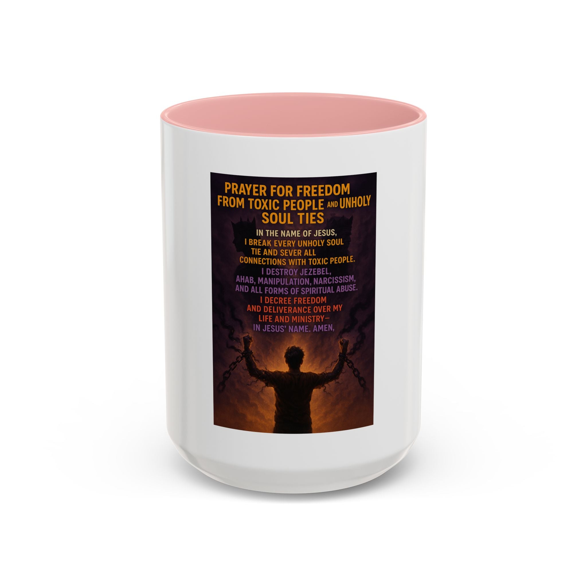 Inspirational Prayer Coffee Mug for Freedom