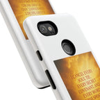 Inspirational Phone Case: Walk in Freedom and Fire