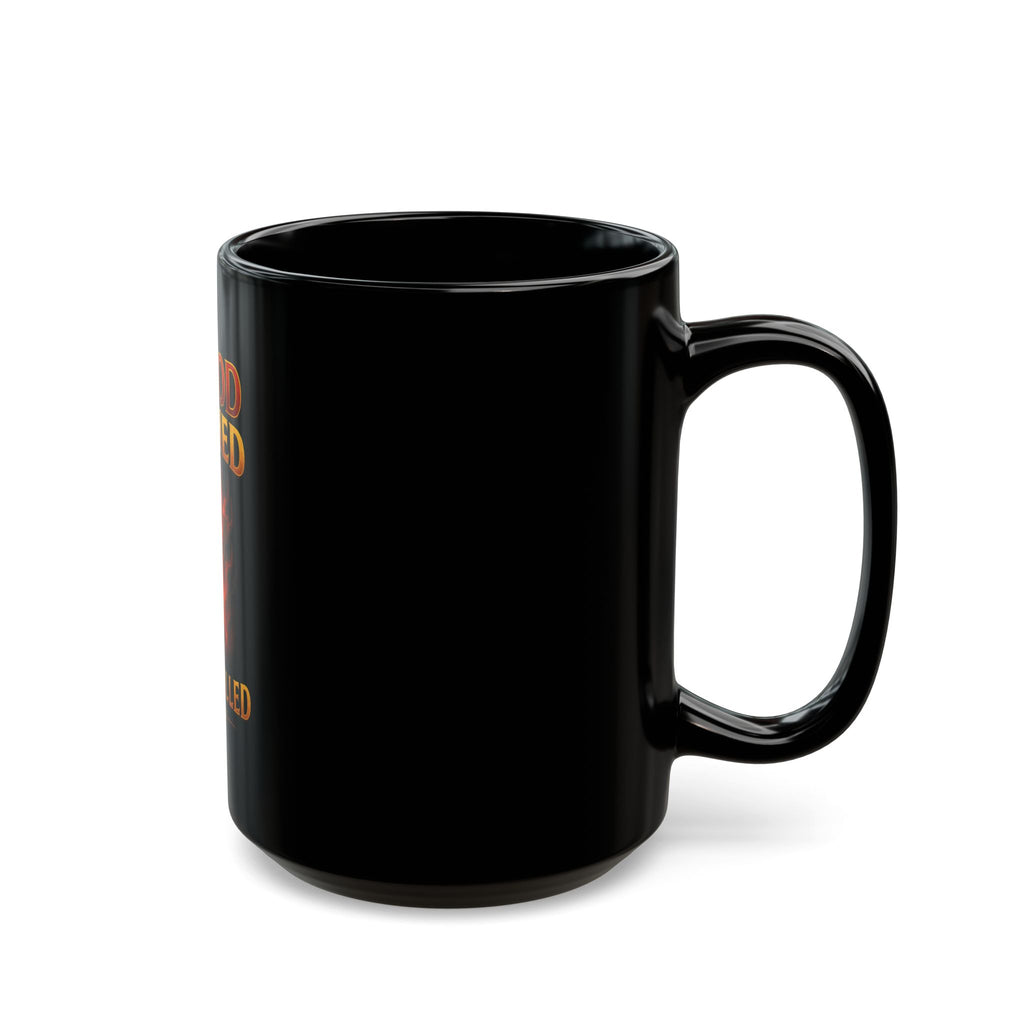 Blood Washed Spirit Filled Black Mug