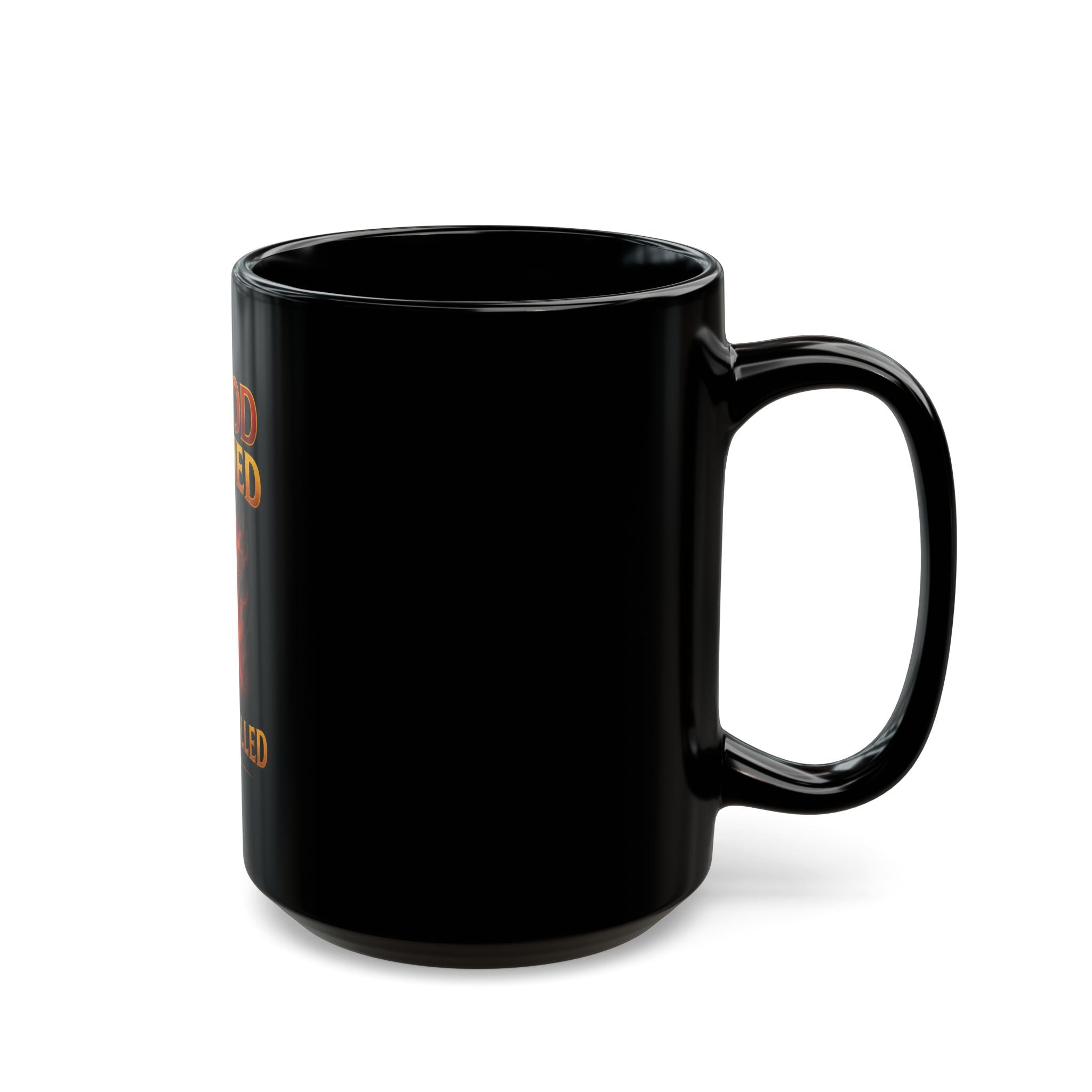 Blood Washed Spirit Filled Black Mug