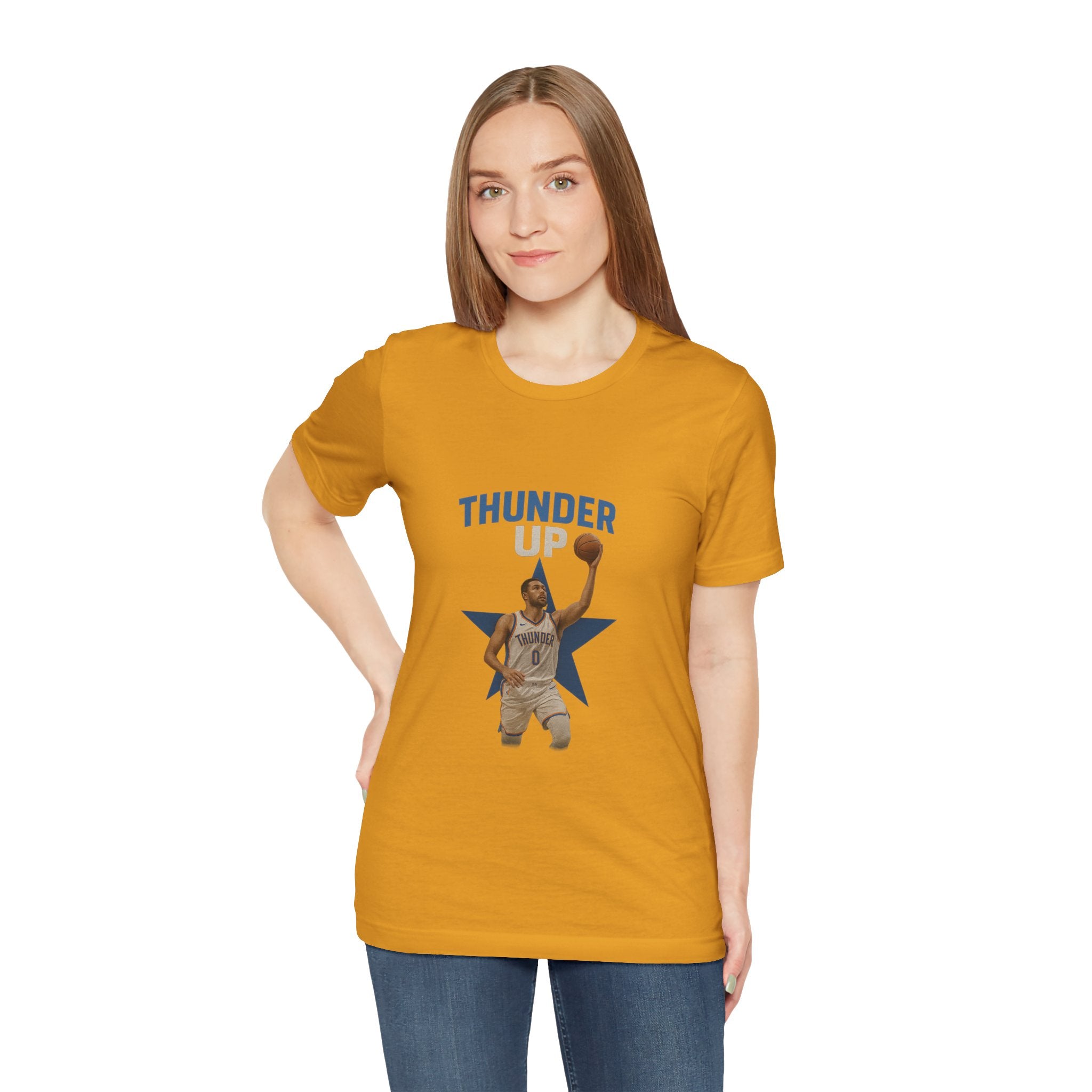 Thunder Up Basketball Tee