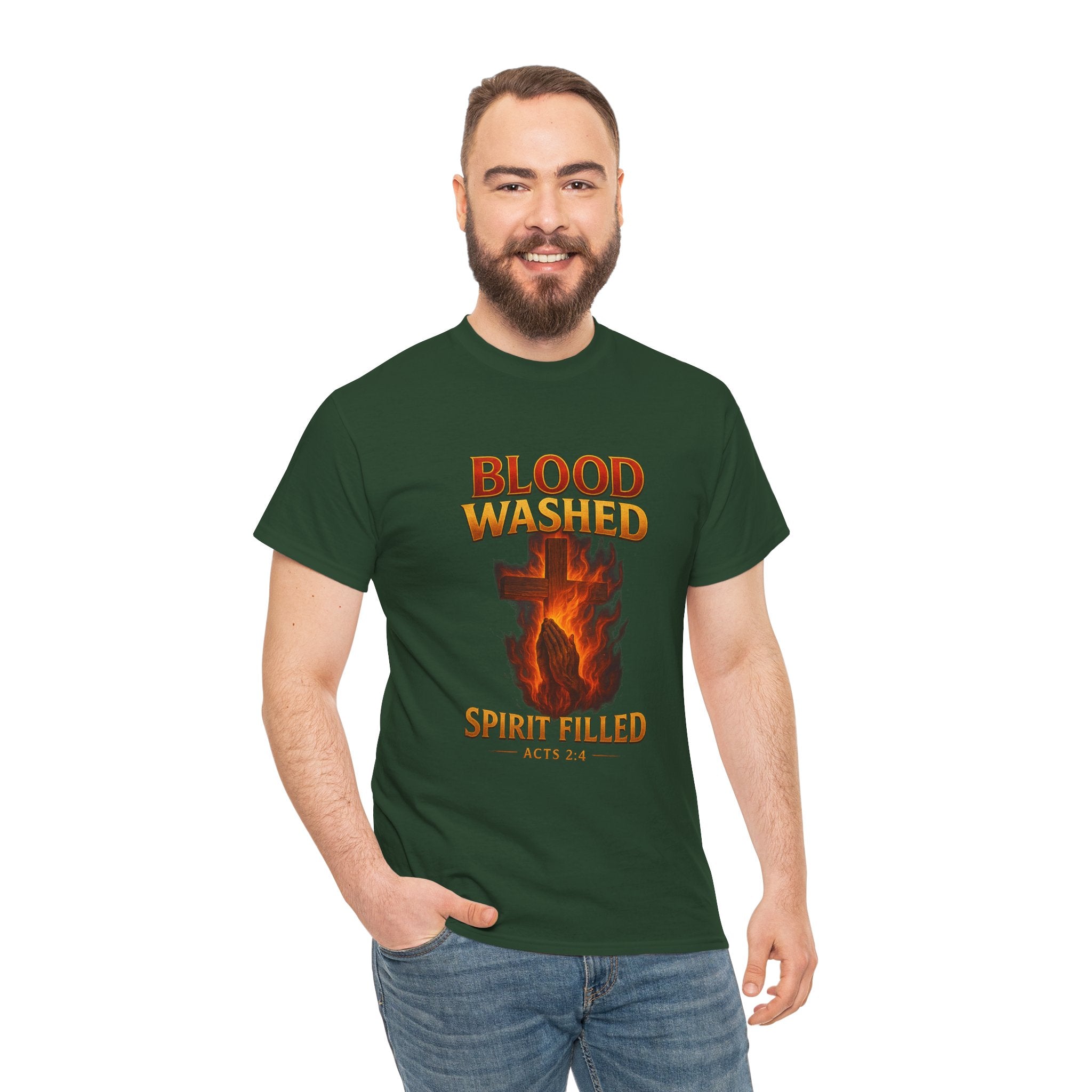 Faith-Inspired Unisex Heavy Cotton Tee