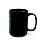 Sea Splitter Illustrated Black Mug