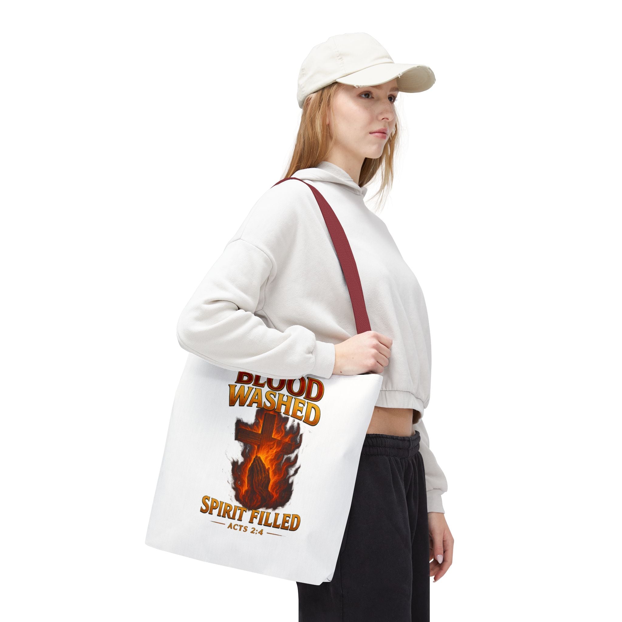 Blood Washed Spirit Filled Tote Bag