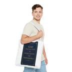 Inspirational Tote Bag, Motivational Quote Bag