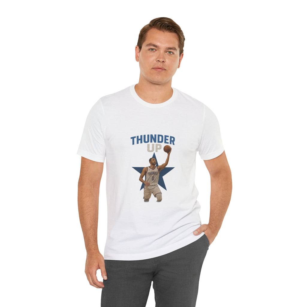Thunder Up Basketball Tee