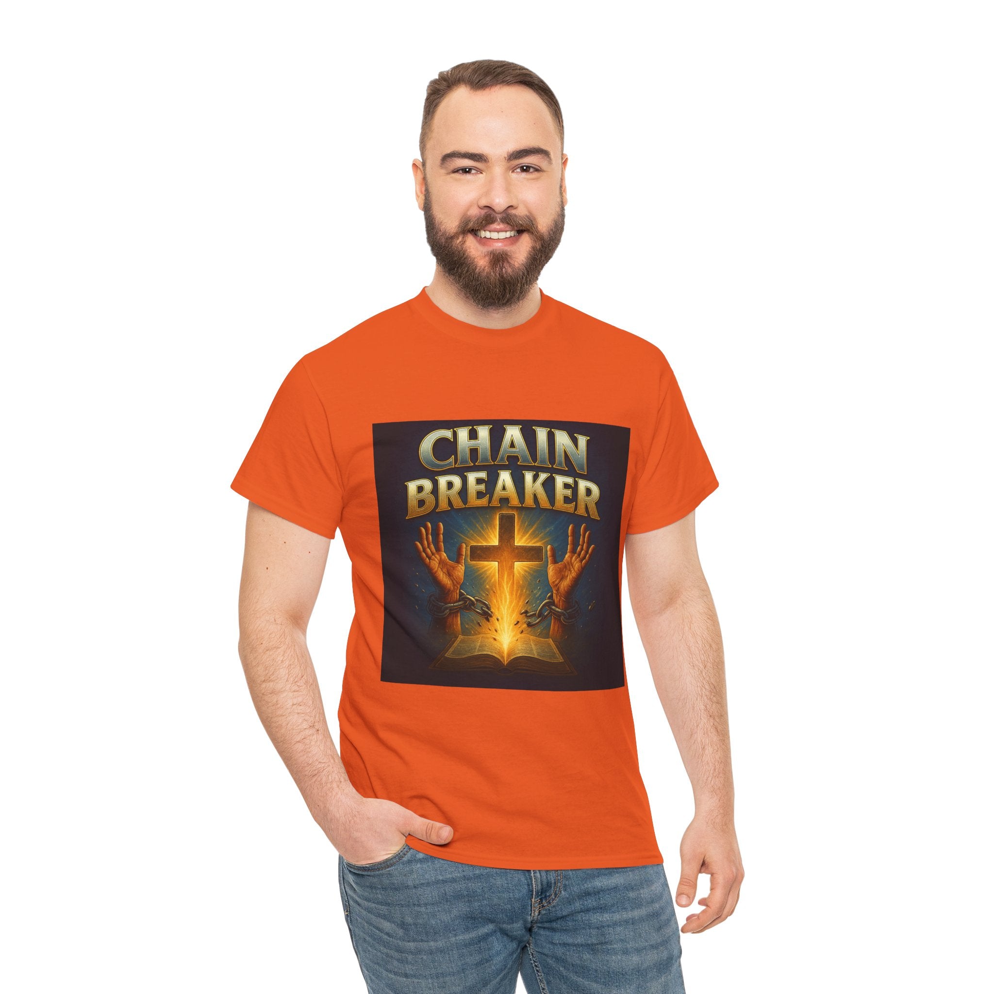 Chain Breaker Unisex Heavy Cotton Tee