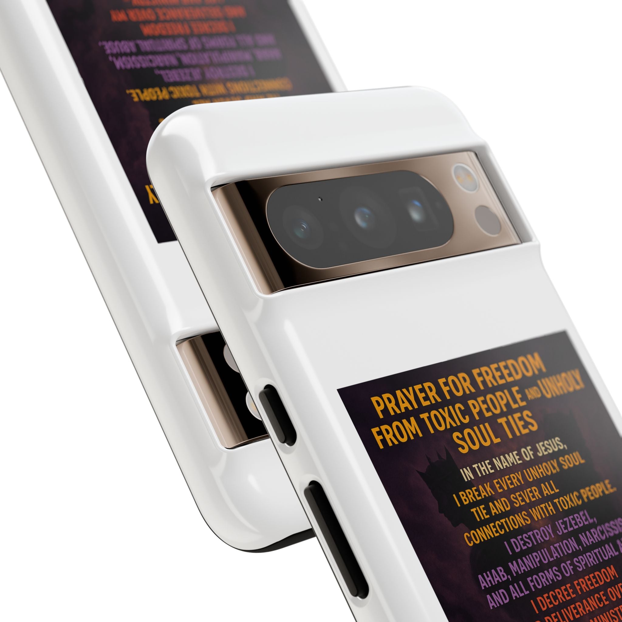 Tough Cases: Empowering Phone Case with Inspirational Prayer