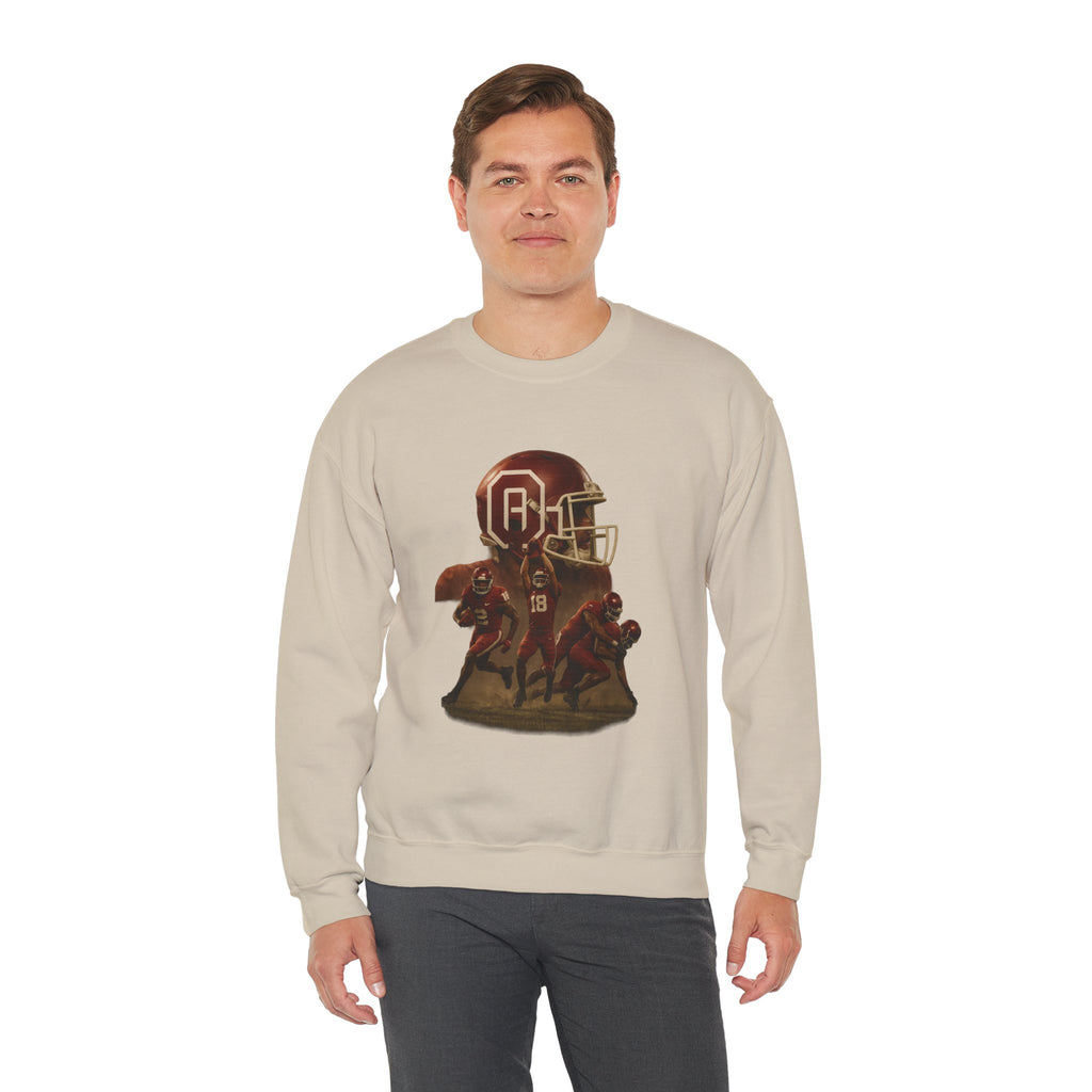 Vintage Football Crewneck Sweatshirt