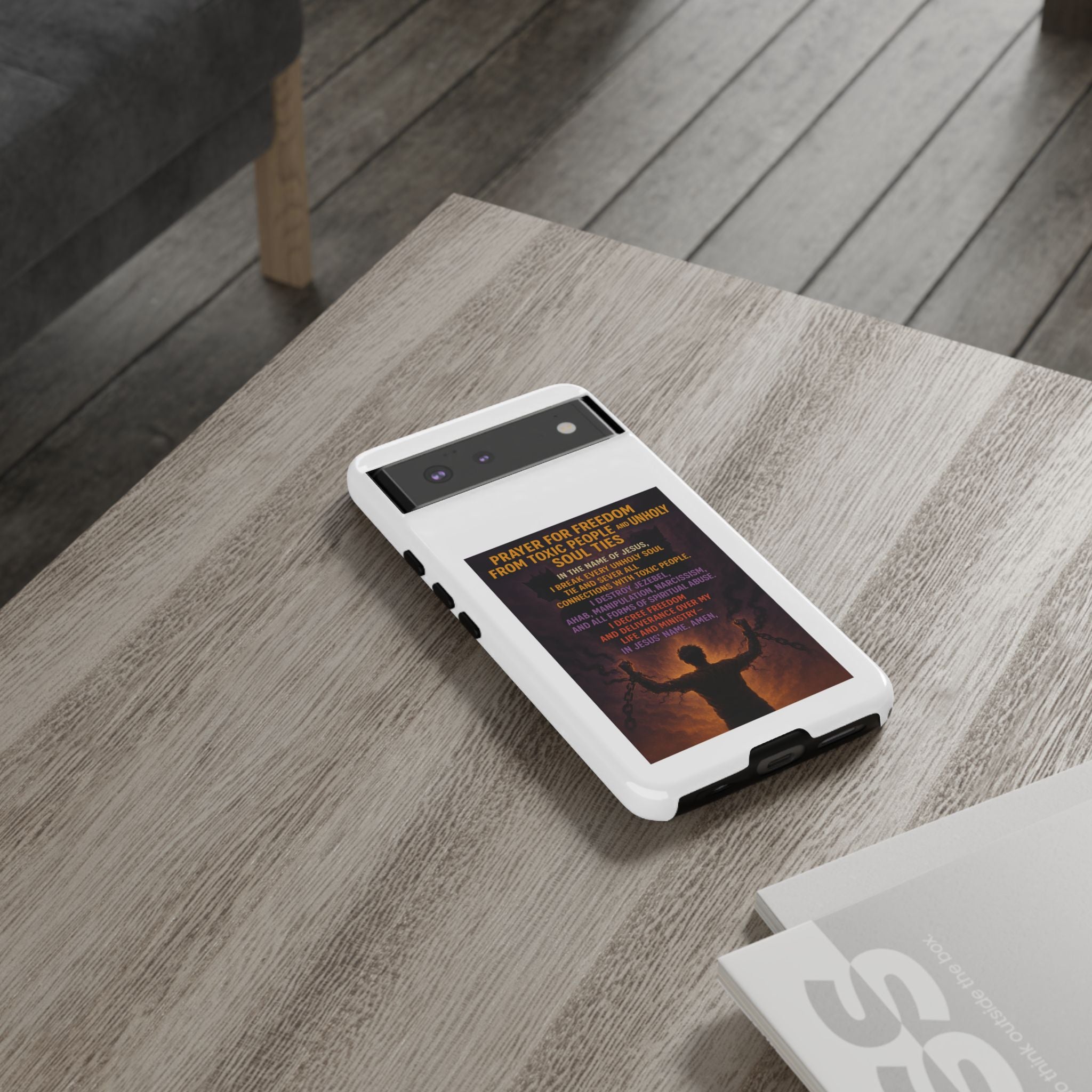 Tough Cases: Empowering Phone Case with Inspirational Prayer
