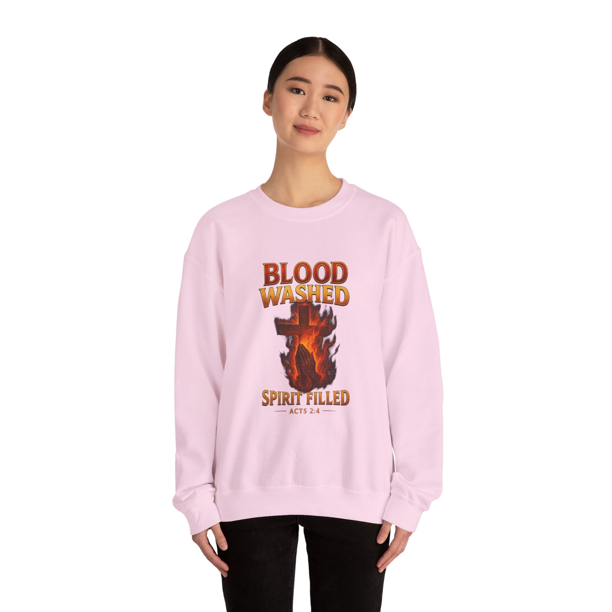 Blood Washed Spirit Filled Sweatshirt