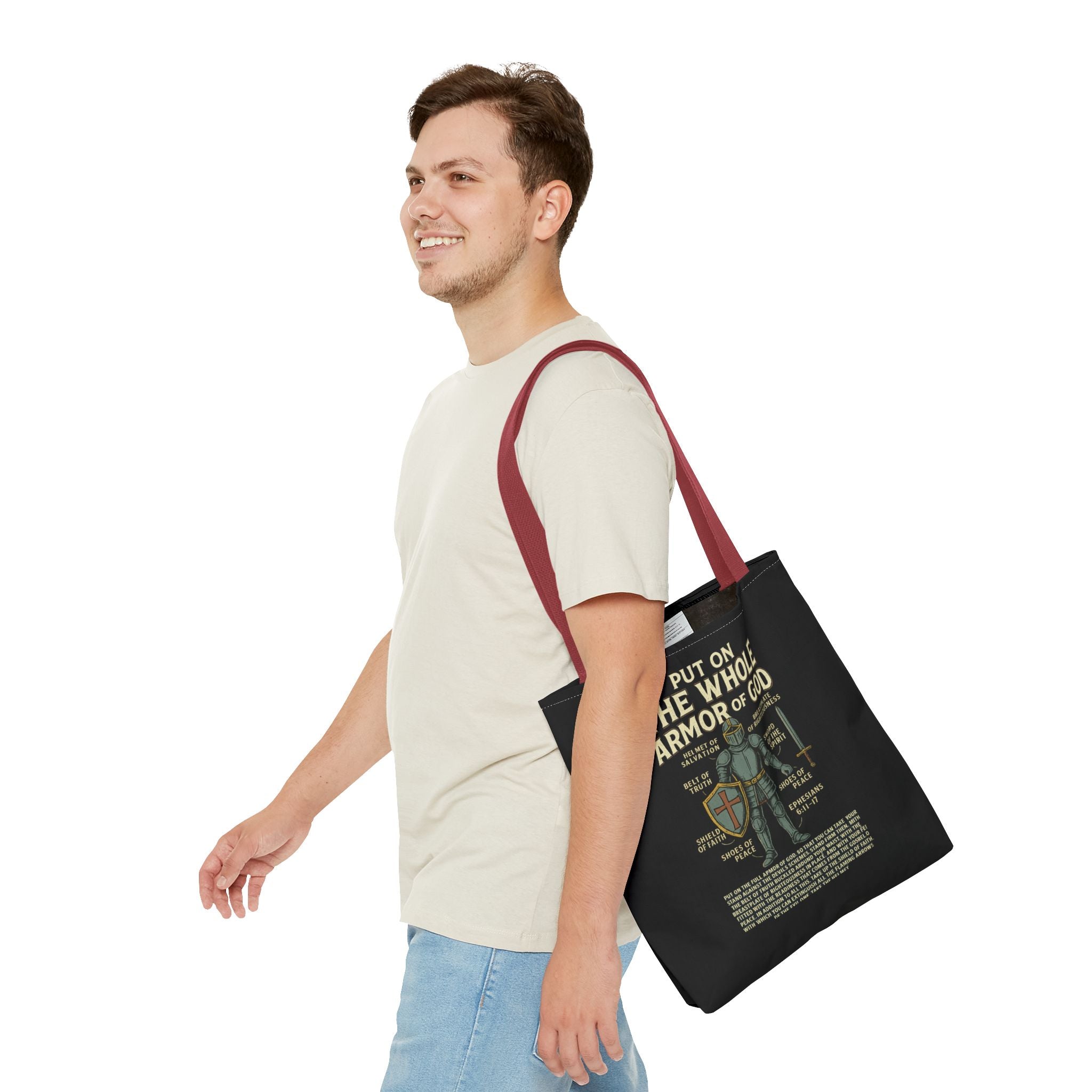 Inspirational Armor of God Tote Bag