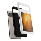 Inspirational Phone Case: Walk in Freedom and Fire