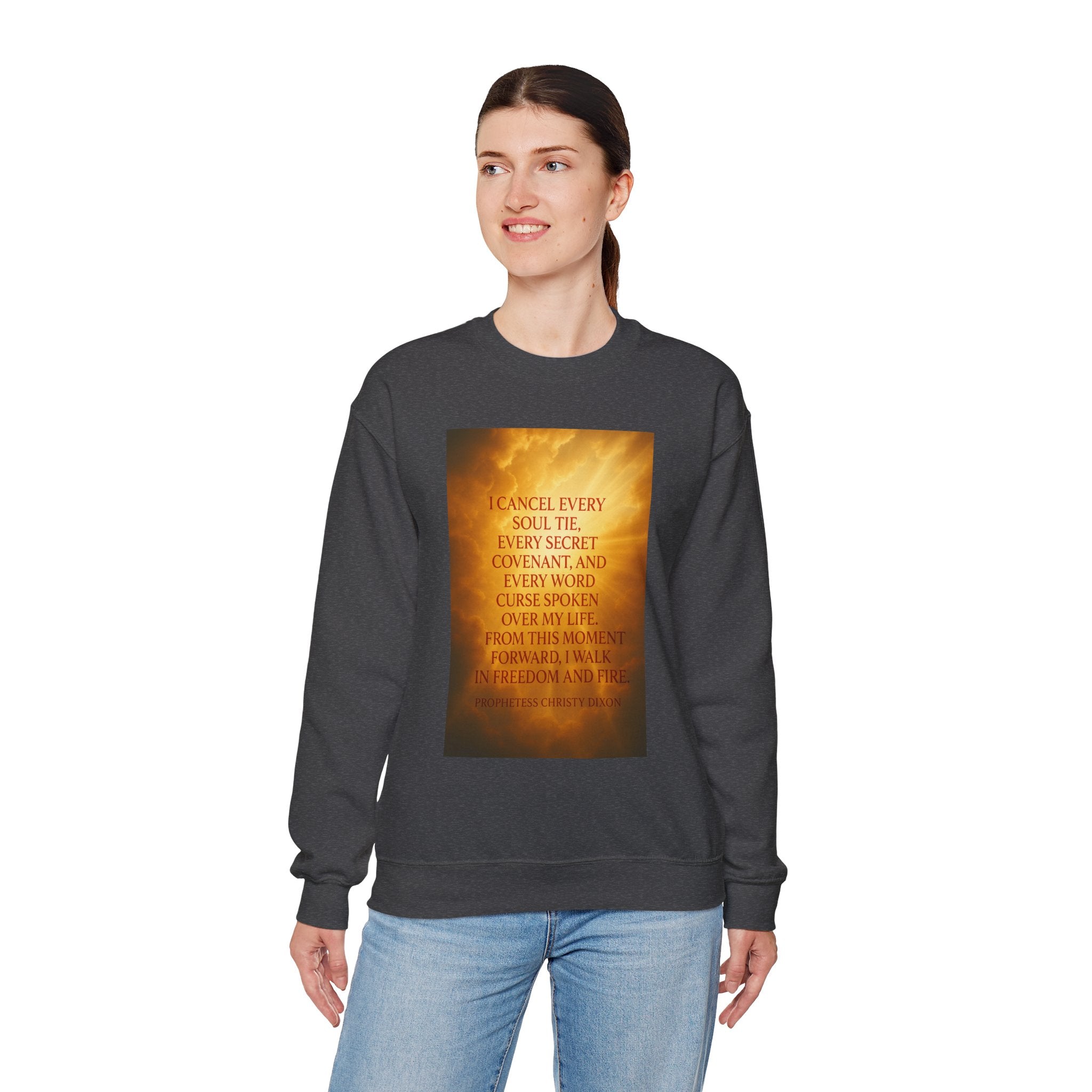 Inspirational Quote Crewneck Sweatshirt
