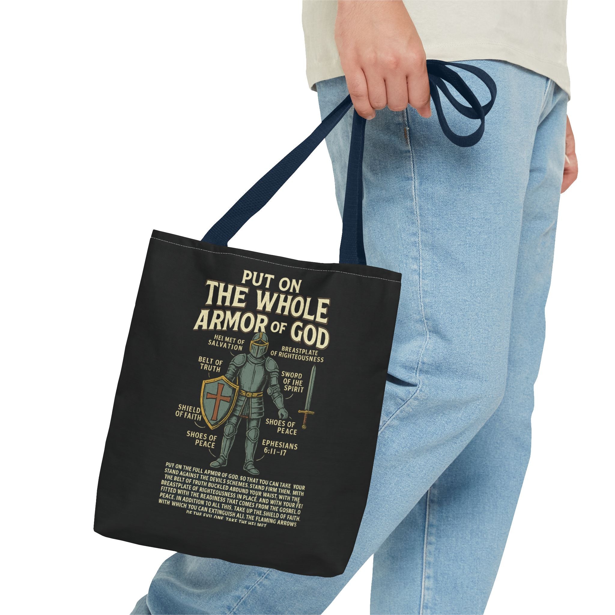 Inspirational Armor of God Tote Bag