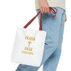 Faith-Inspired Tote Bag - "Prayer Over Everything"